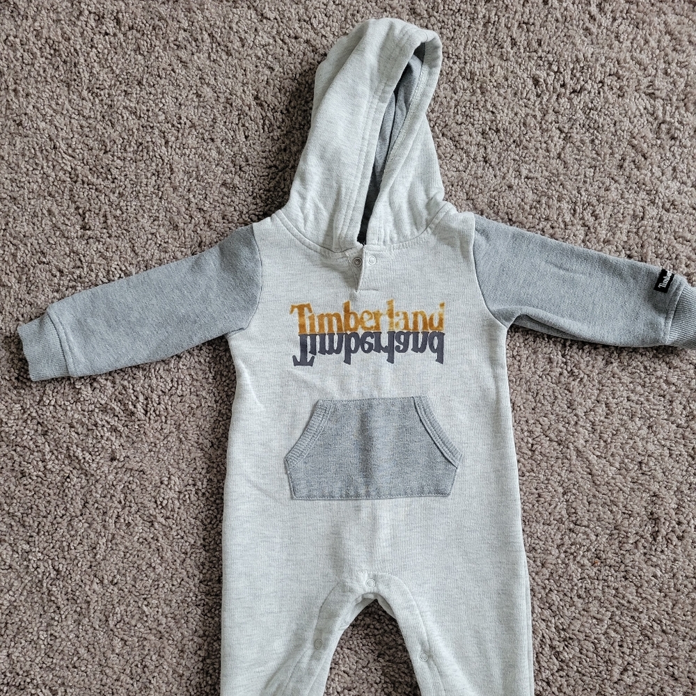 TIMBERLAND | baby boy hooded coverall